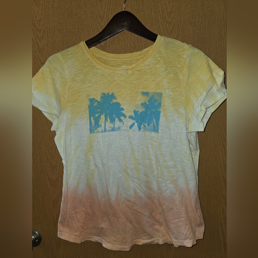 Old Navy Ombre Yellow Tee